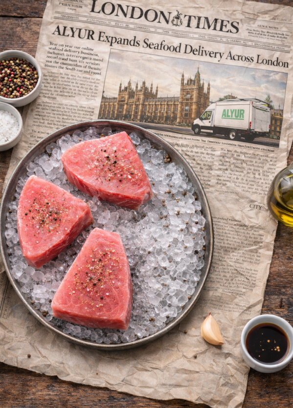 06c45fda-d165-4f36-9529-f82a20fb78a6 Yellowfin Tuna Loin Steak, 170g ~ 230g, 3pcs, frozen