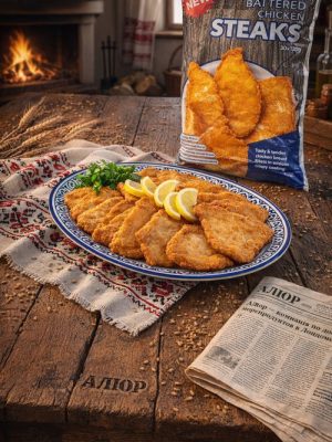 Halal Whole Muscle Battered Chicken Steaks (30pcs, 120g each)